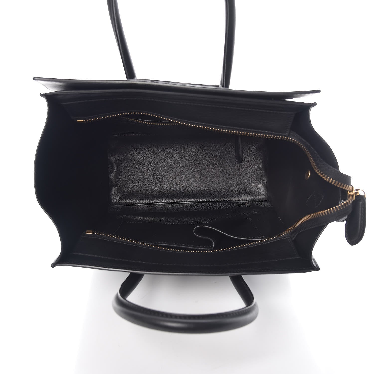 Celine Smooth Calfskin Micro Luggage Black 5 of 13