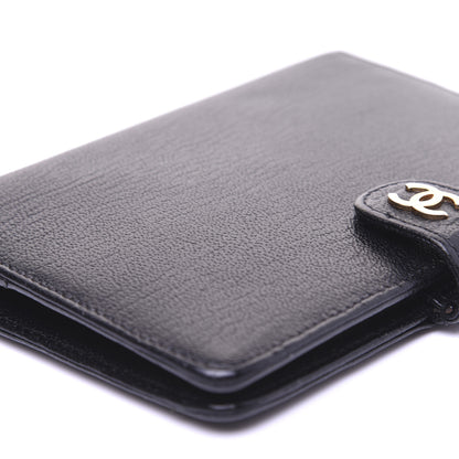 Chanel Goatskin Small Ring Agenda Planner Black 5 of 10