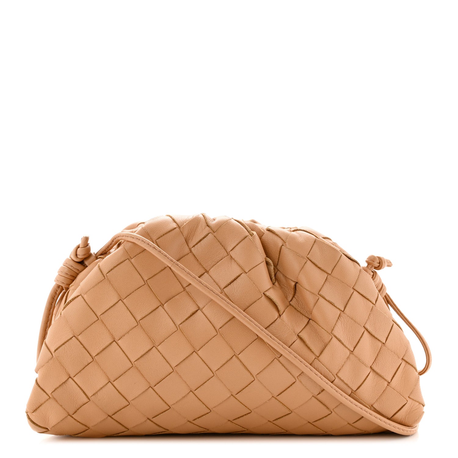 Bottega Veneta Nappa Intrecciato The Mini Pouch Almond 1 of 11