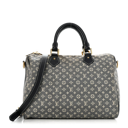 Louis Vuitton Monogram Idylle Speedy Bandouliere 30 Encre 1 of 9
