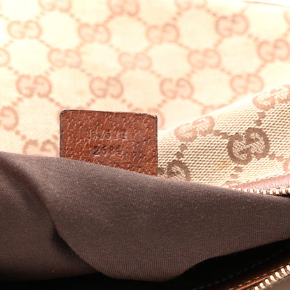 Gucci Monogram Bamboo Ring Hobo Brown 7 of 14