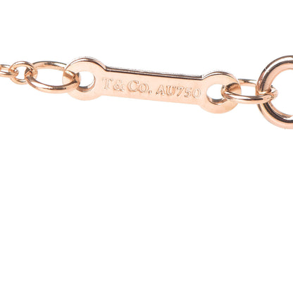 Tiffany 18K Rose Gold Paloma's Graffiti Love and Kisses Pendant Necklace 6 of 6