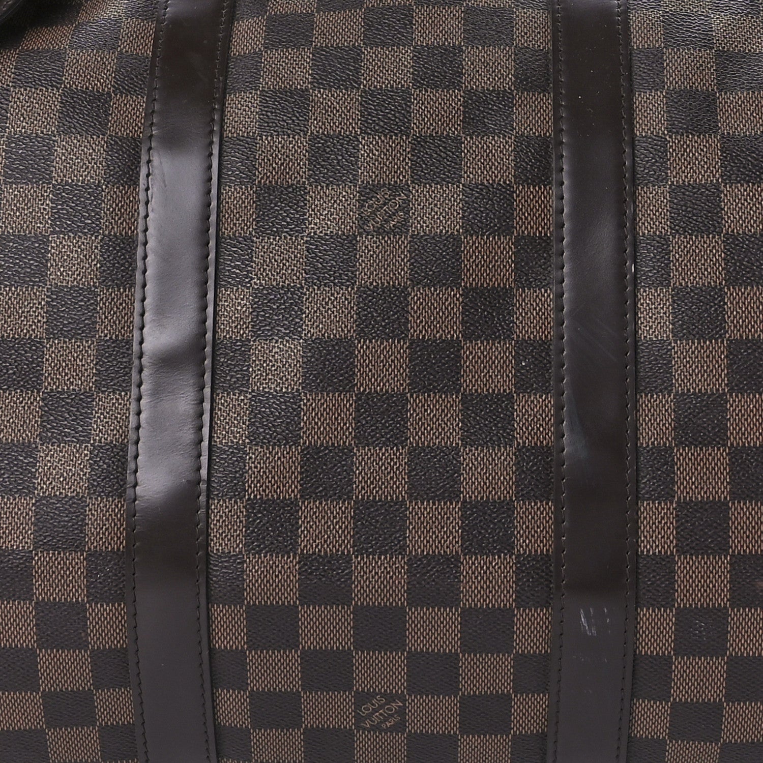 Louis Vuitton Damier Ebene Keepall Bandouliere 55 9 of 13