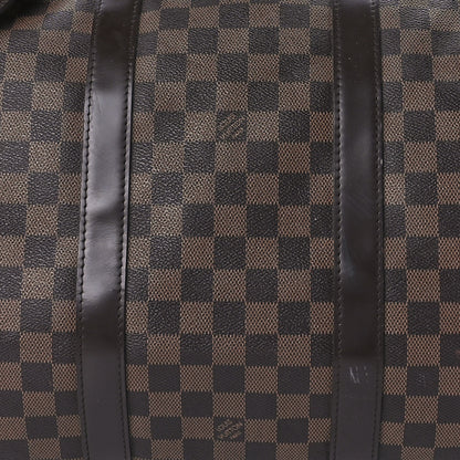 Louis Vuitton Damier Ebene Keepall Bandouliere 55 9 of 13