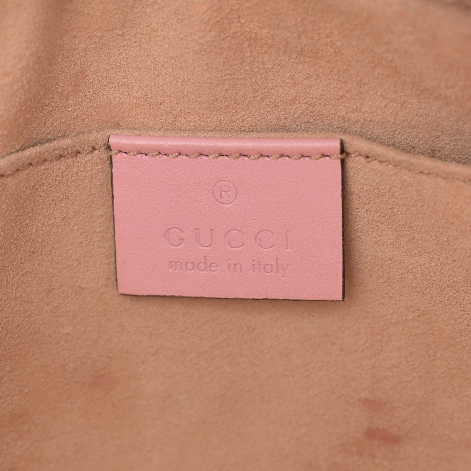 Gucci Calfskin Matelasse Small GG Marmont Chain Shoulder Bag Wild Rose 6 of 15