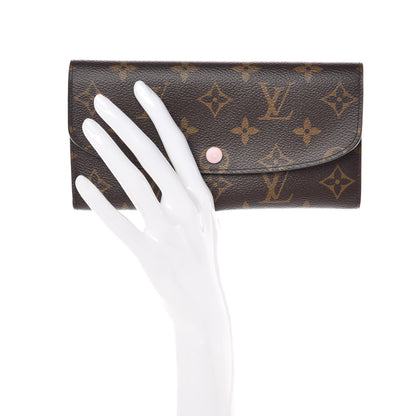 Louis Vuitton Monogram Emilie Wallet Rose Ballerine 2 of 9