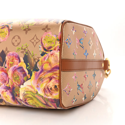Louis Vuitton Metallic Monogram LV Garden Speedy Bandouliere 25 Gold 9 of 10
