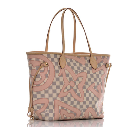 Louis Vuitton Damier Azur Tahitienne Neverfull MM 3 of 7