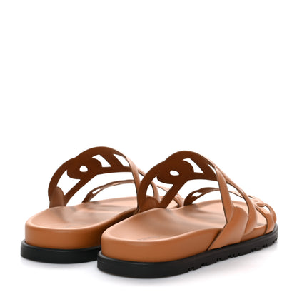 Hermes Nappa Extra Sandals 38 Naturel 4 of 10