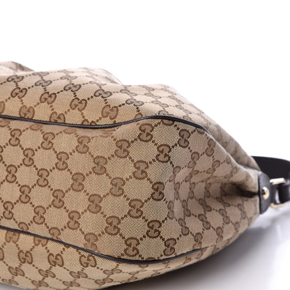 Gucci Monogram Medium Sukey Hobo Dark Brown 6 of 9