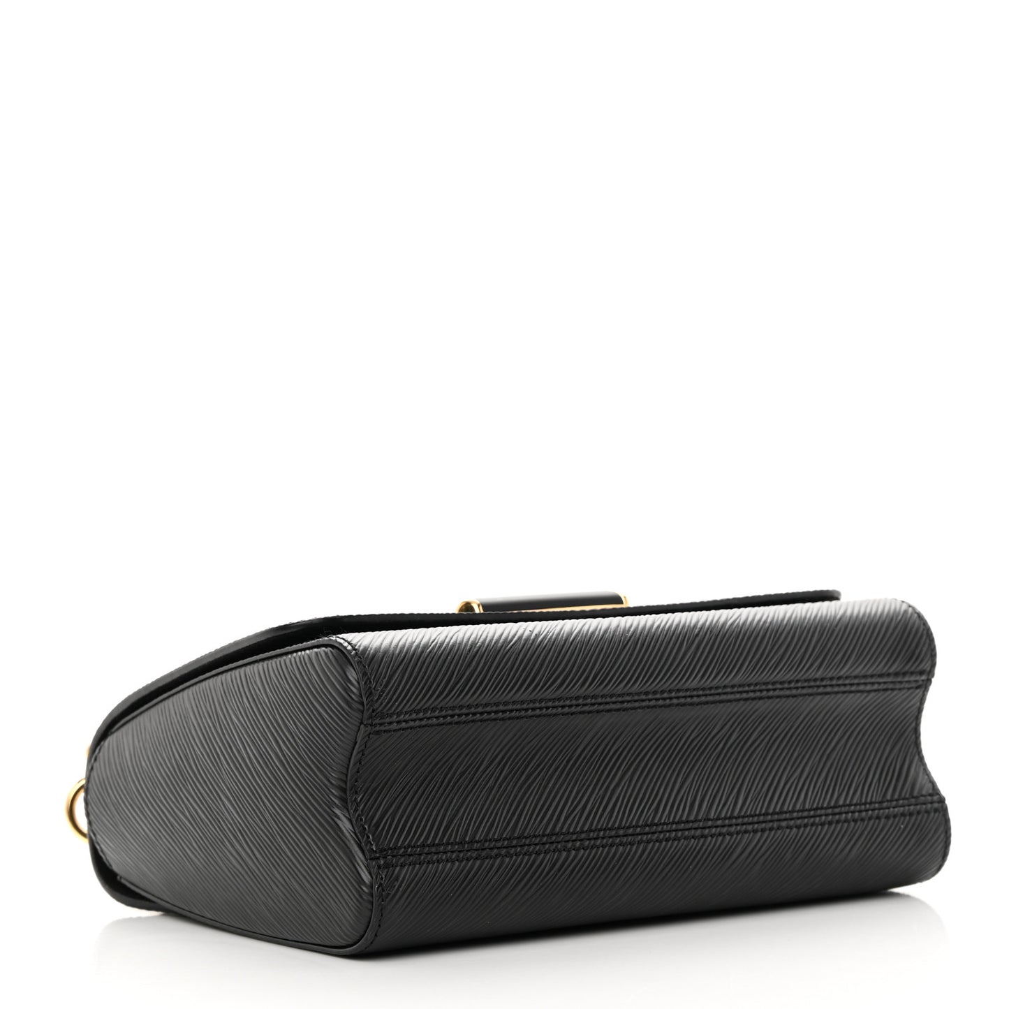 Epi Twist Braided Strap Shoulder Bag MM Black