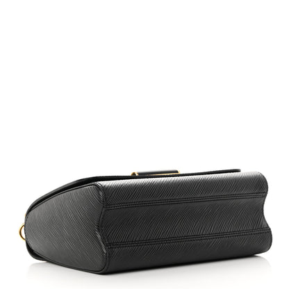 Louis Vuitton Epi Twist Braided Strap Shoulder Bag MM Black 4 of 12