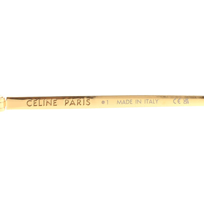 Celine Metal Rhinestone Sunglasses CL40285U Gold 5 of 7