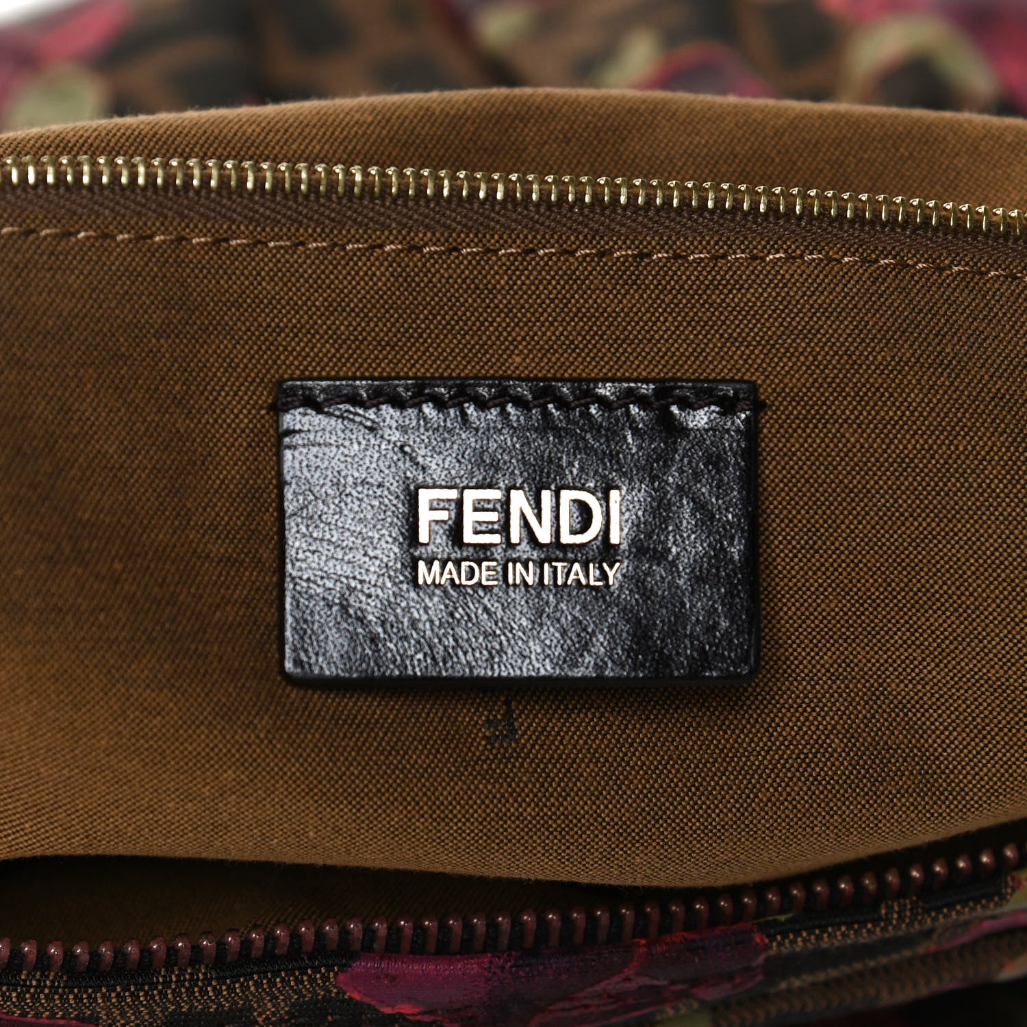 Fendi Zucca Rose Chef Hobo Tobacco 5 of 11