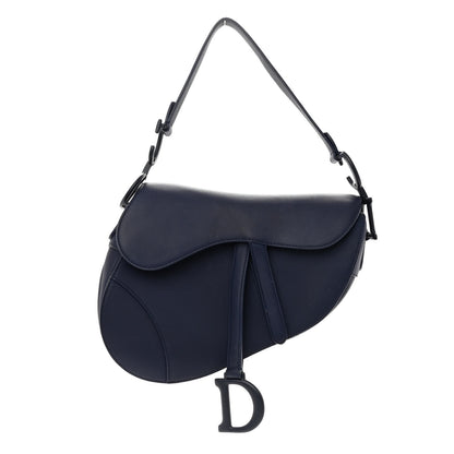 Christian Dior Ultra Matte Calfskin Saddle Bag Blue 1 of 11