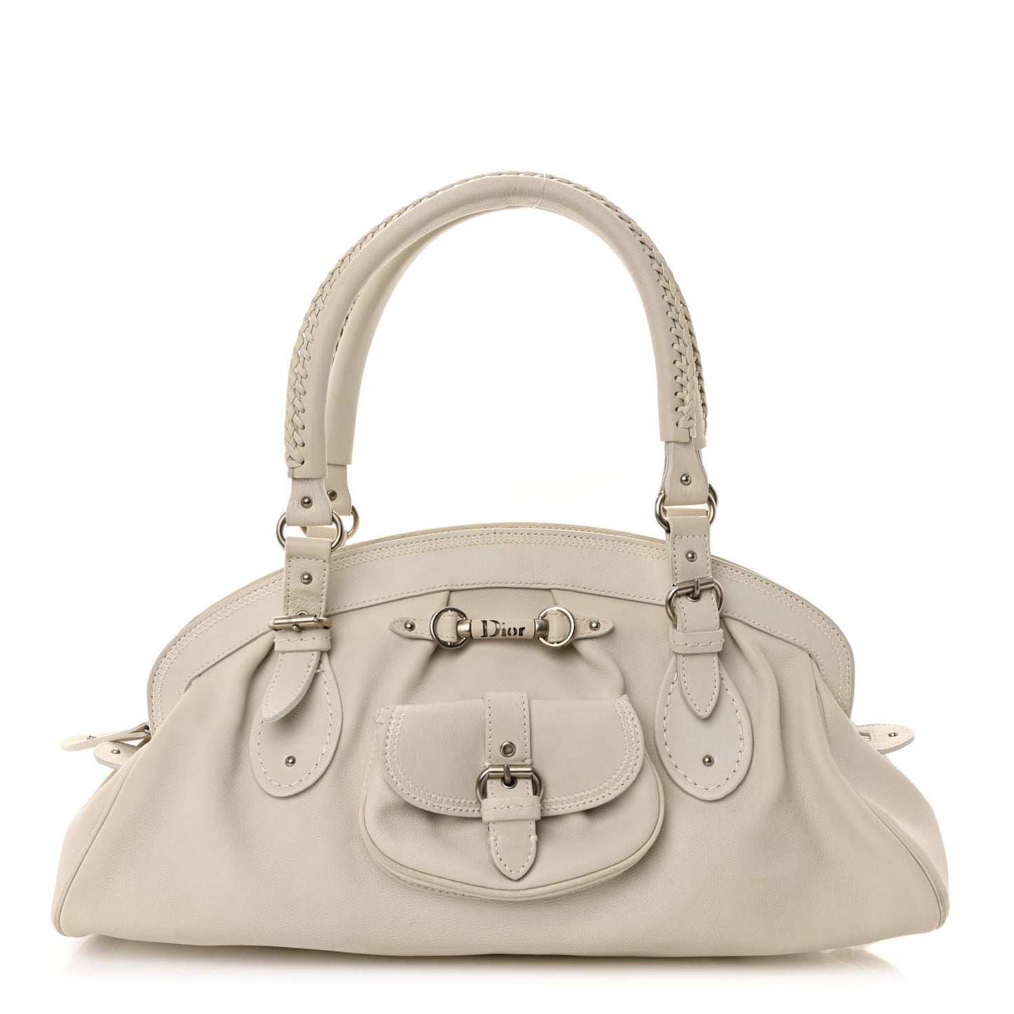 Calfskin My Dior Satchel White