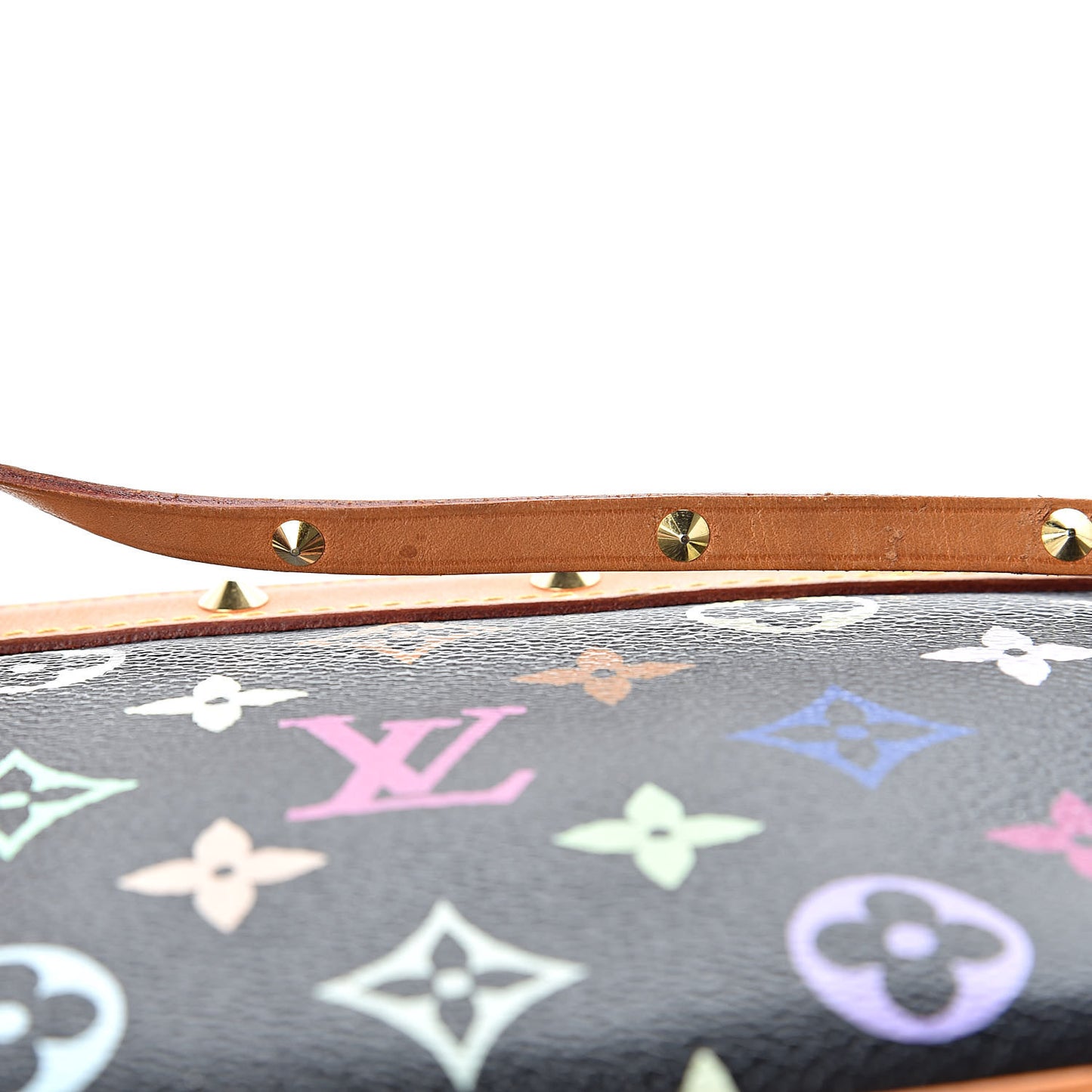 Monogram Multicolor Pochette Accessories Black