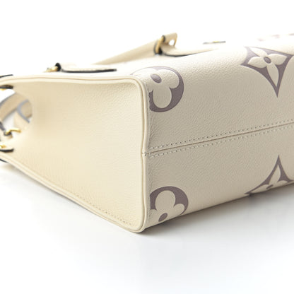 Louis Vuitton Empreinte Monogram Giant Onthego PM Creme Bois De Rose 6 of 10
