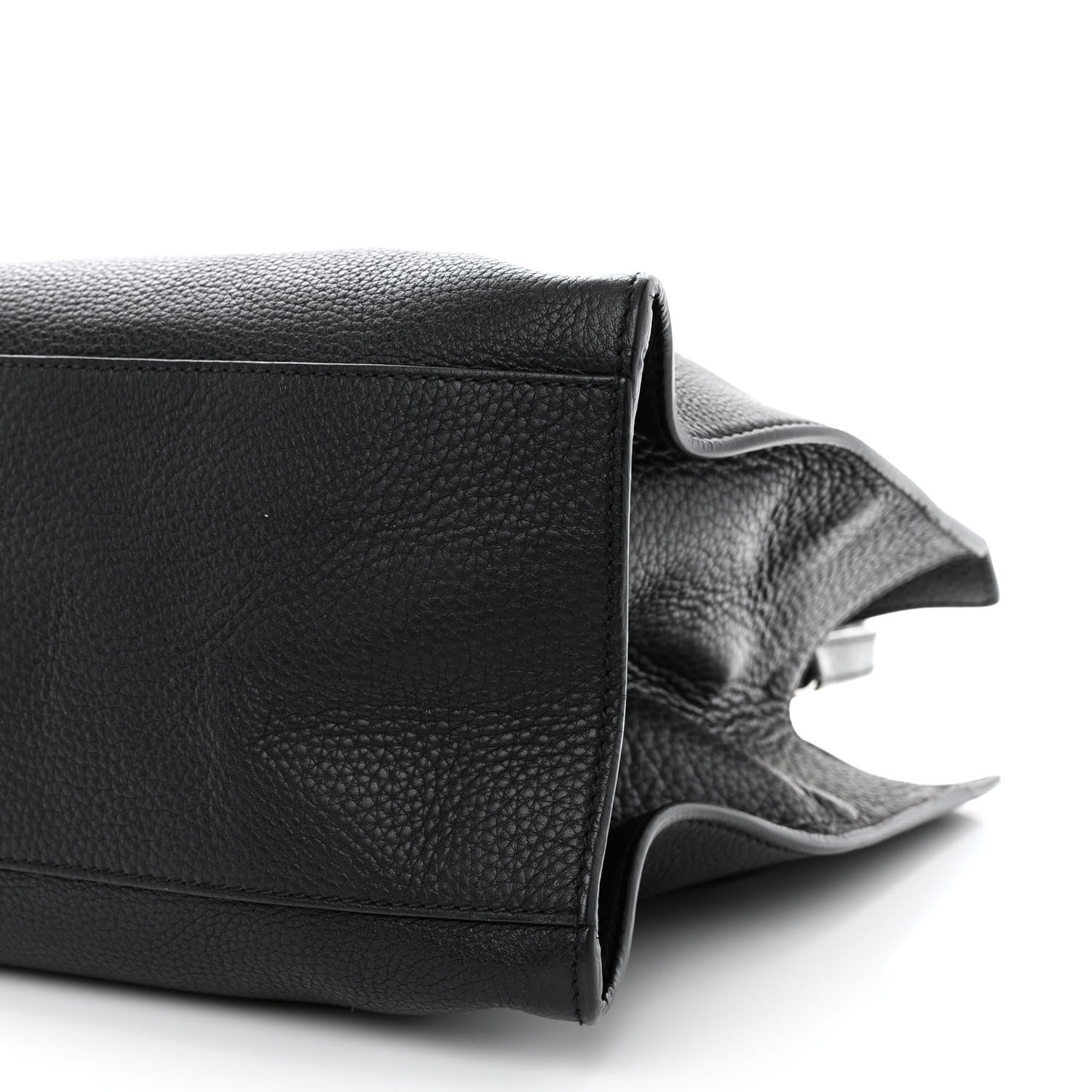 Gucci Calfskin Medium Bamboo Daily Shopper Black 9 of 10