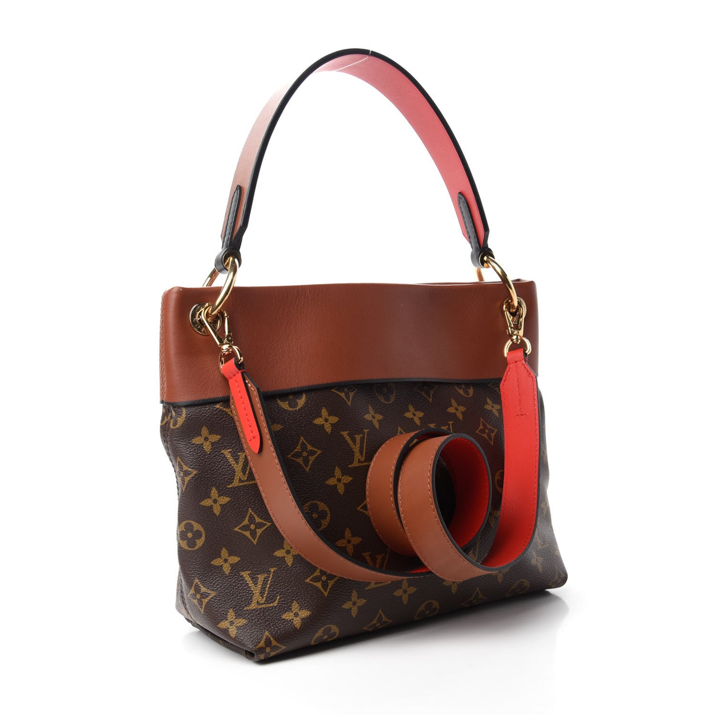 Monogram Tuileries Besace Caramel Rouge