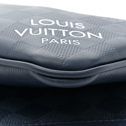 Louis Vuitton Damier Graphite Infini 3D Trio Messenger Blue 12 of 13