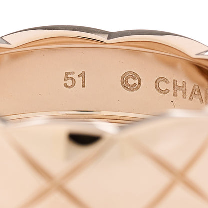 Chanel 18K Beige Gold Small Coco Crush Ring 51 5.75 9 of 9