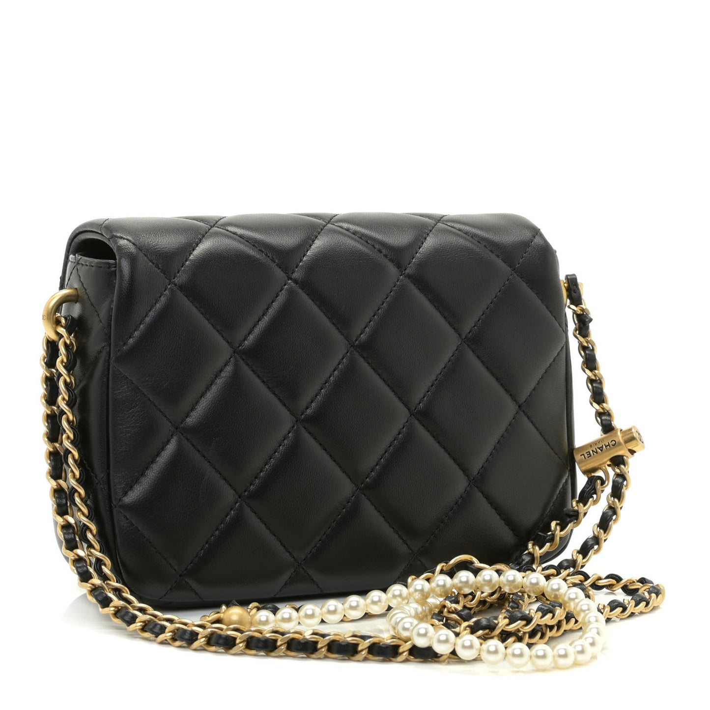 Lambskin Quilted Mini My Perfect Flap Black