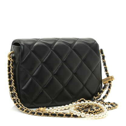 Chanel Lambskin Quilted Mini My Perfect Flap Black 3 of 12