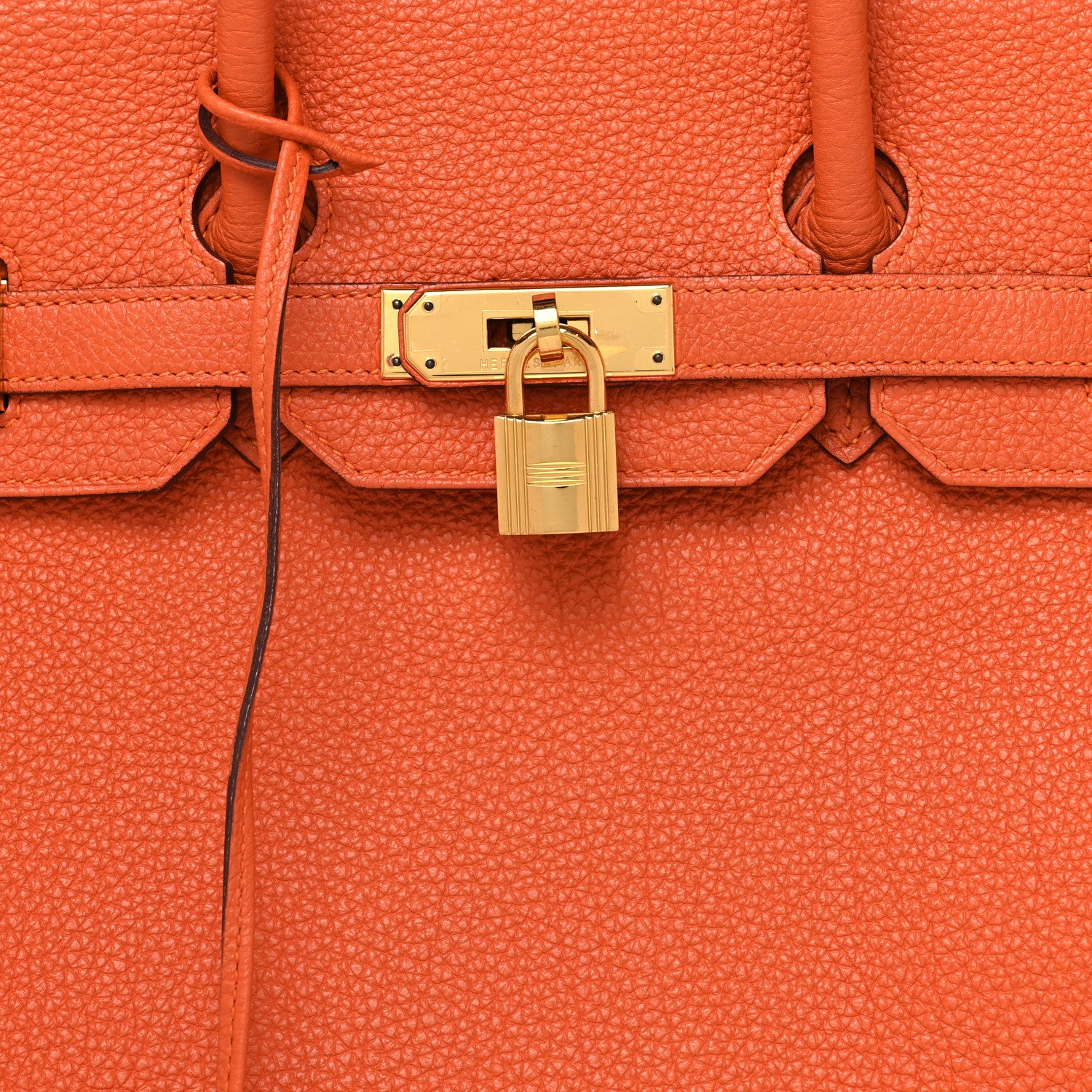 Hermes Togo Birkin 35 Orange 8 of 14