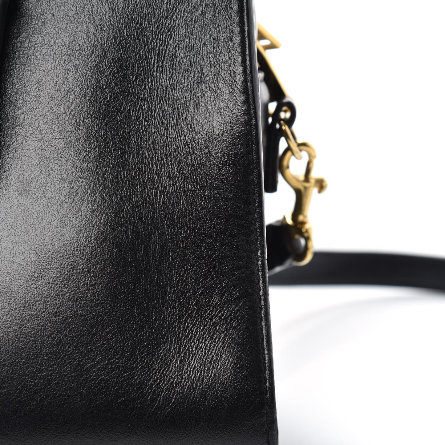Calfskin Monogram Baby Cabas Black