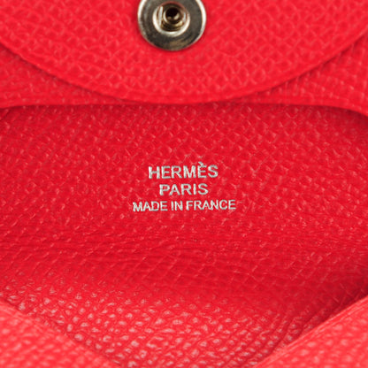 Hermes Epsom Bastia Coin Purse Rouge Casaque 5 of 6