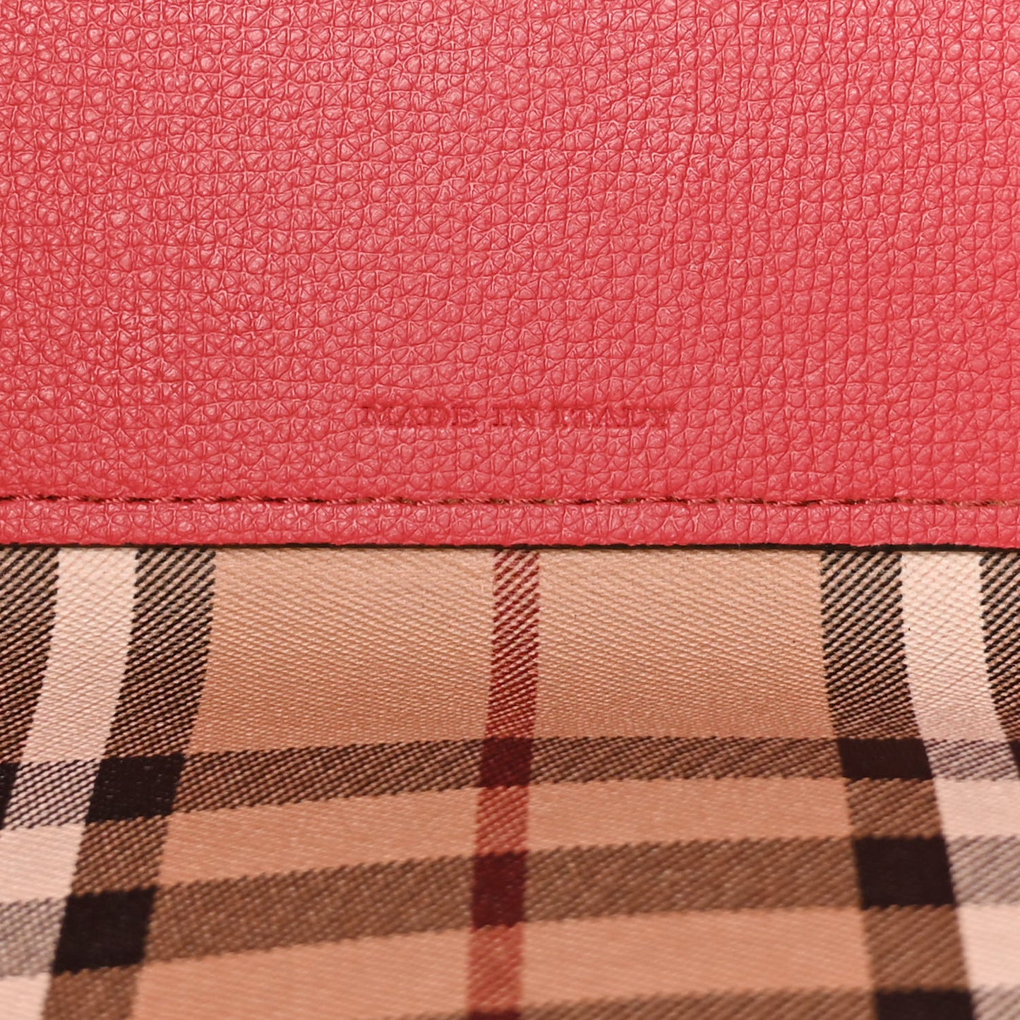Haymarket Check Medium Reversible Tote Red