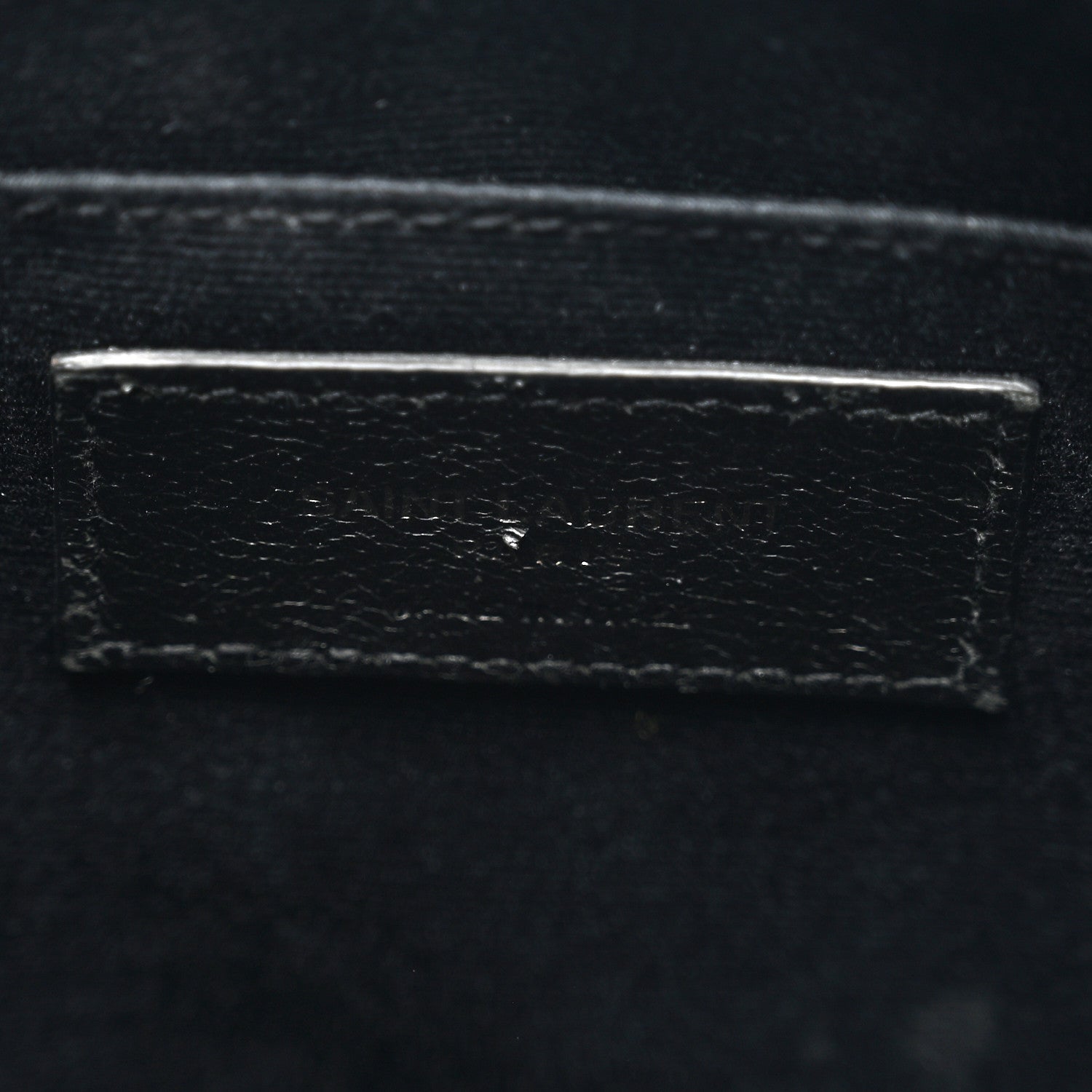 Saint Laurent Calfskin Matelasse Monogram Lou Camera Bag Black 6 of 13