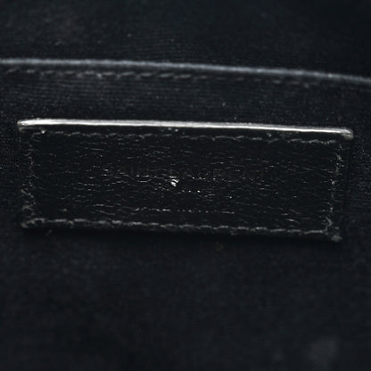 Saint Laurent Calfskin Matelasse Monogram Lou Camera Bag Black 6 of 13