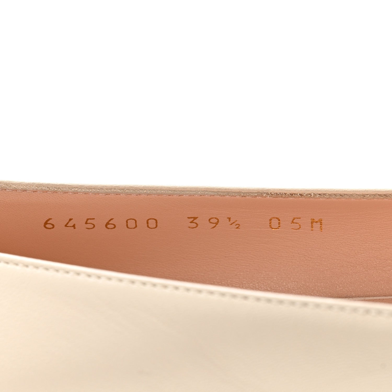 Gucci Malaga Kid Horsebit Ballet 25mm Flats 39.5 Mystic White 8 of 10