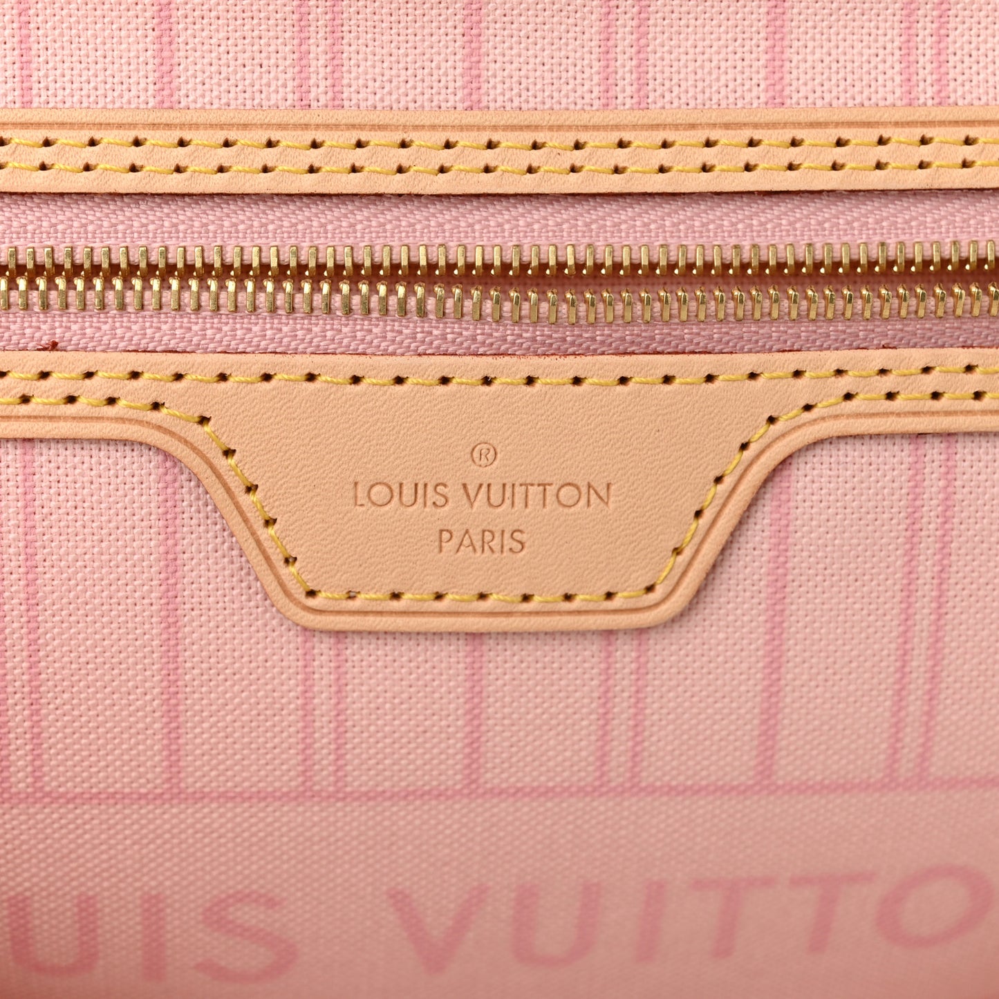 Damier Azur Neo Neverfull MM Rose Ballerine