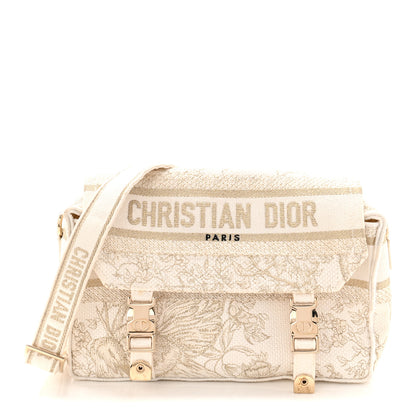 Christian Dior Canvas Diorcamp Messenger White Gold 1 of 10