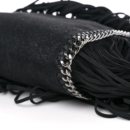 Stella McCartney Eco Suede Mini Fringe Falabella Tote Black 8 of 8