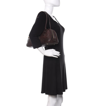 Gucci Guccissima Small Princy Satchel Brown 2 of 15