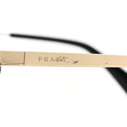 Prada Horn Metal Cinema Sunglasses SPR66T Black 9 of 9