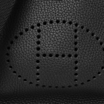 Hermes Taurillon Clemence Evelyne TPM Black 8 of 11