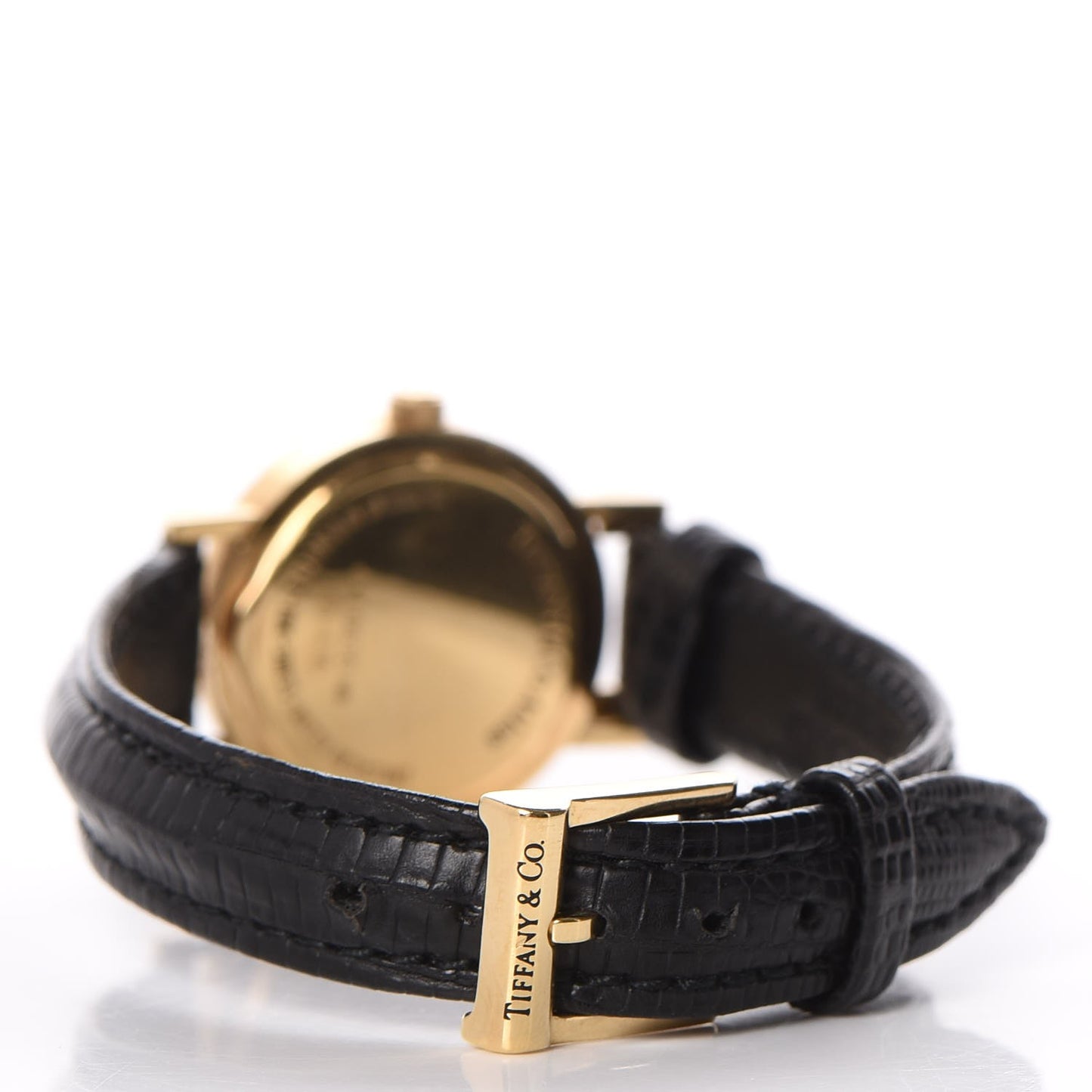 18K Yellow Gold Lizard 24mm Atlas Quartz Watch Gold