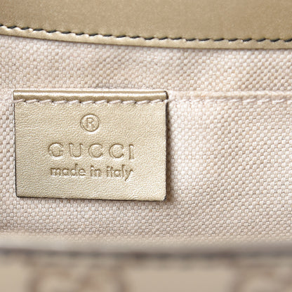 Gucci Shine Guccissima Small Emily Chain Shoulder Bag Gold 7 of 10