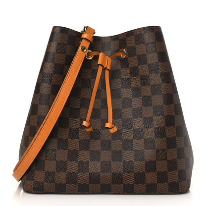 Louis Vuitton Damier Ebene Neonoe MM Safran 1 of 9