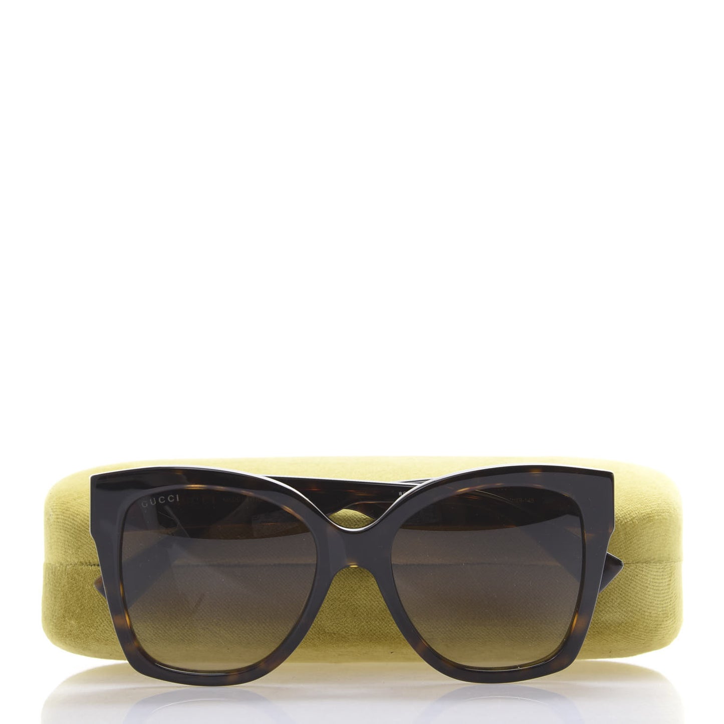 Acetate Square Frame Sunglasses GG0459S Tortoise