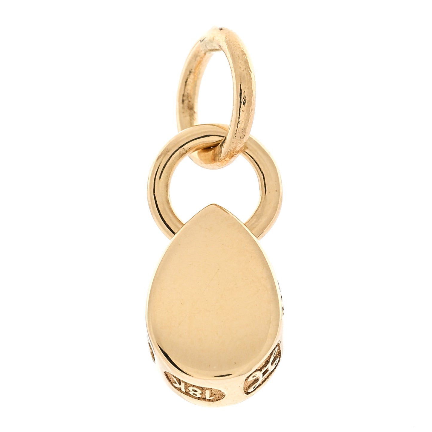 18K Yellow Gold Moonstone Forever & Always a Pair Pendant
