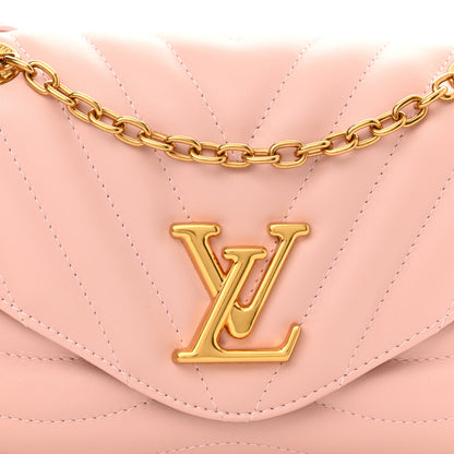 Louis Vuitton Calfskin New Wave Chain MM NM Rose Ballerine 7 of 10