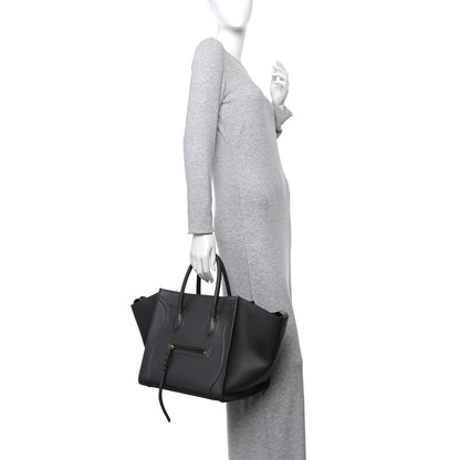 Celine Smooth Calfskin Medium Phantom Luggage Grey 3 of 25