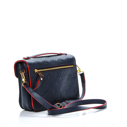 Louis Vuitton Empreinte Pochette Metis Marine Rouge 3 of 6