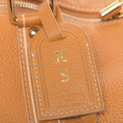 Louis Vuitton Tobago Calfskin Keepall 50 Yellow 6 of 9